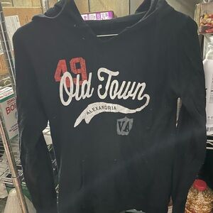 long sleeve shirt with hood